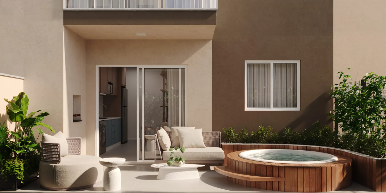 Ayra Slim Residence — Decorado: giardino do térreo