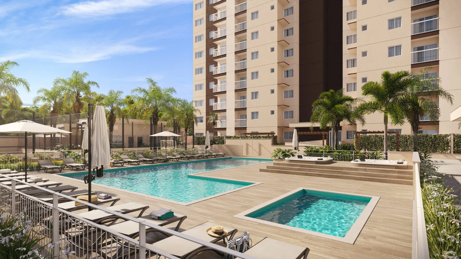 Ayra Slim Residence — Piscinas