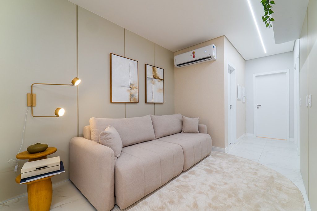 Barra View Residences — Decorado: sala de estar