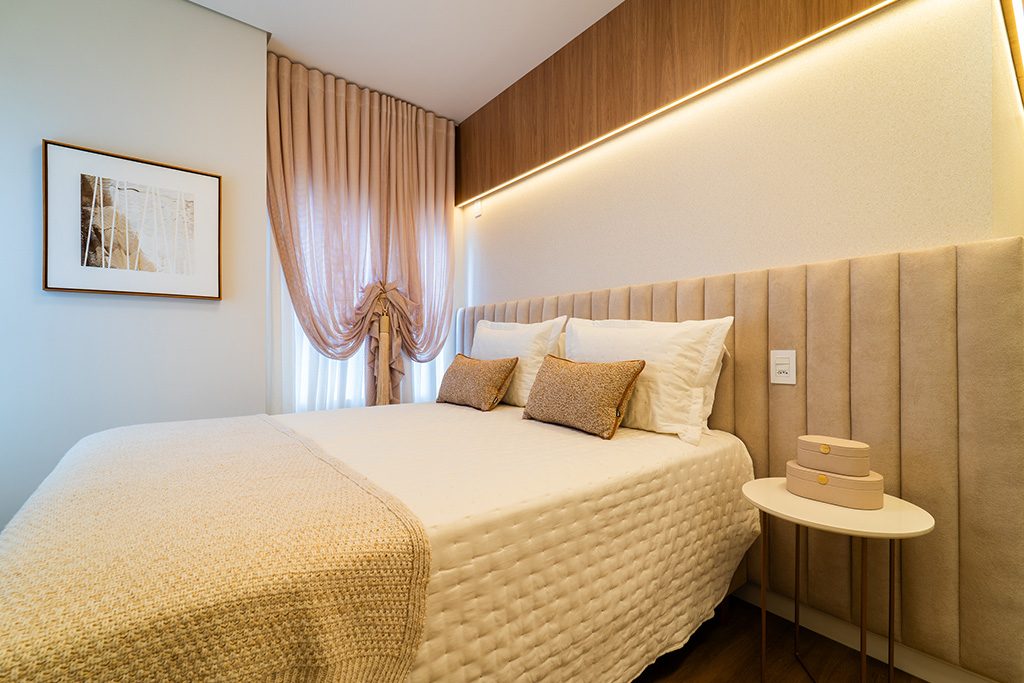 Barra View Residences — Decorado: quarto