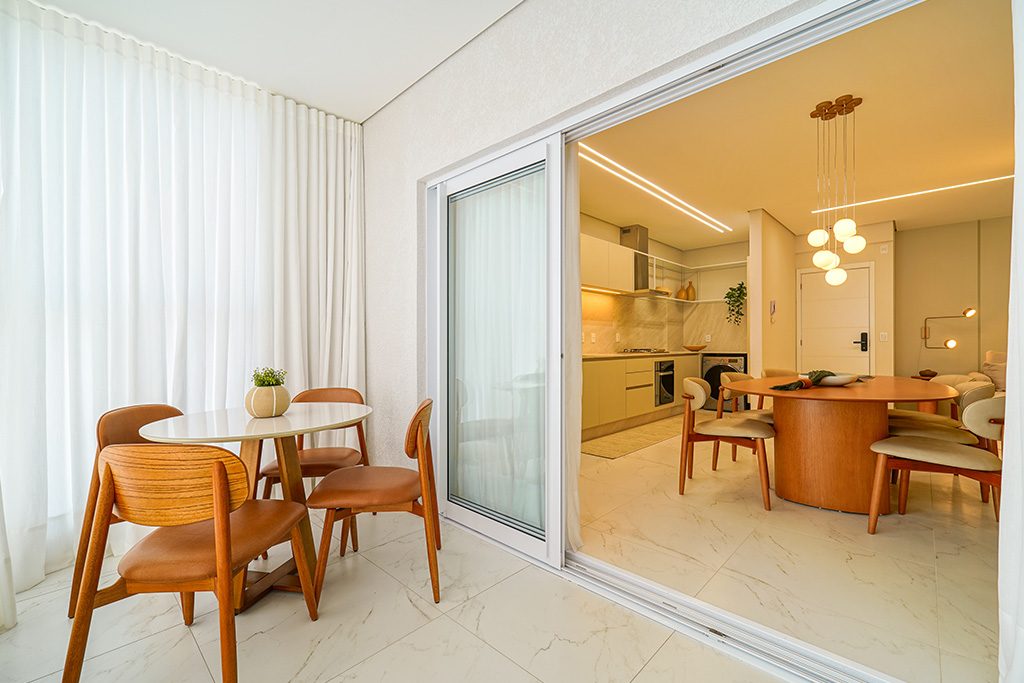 Barra View Residences — Decorado: varanda