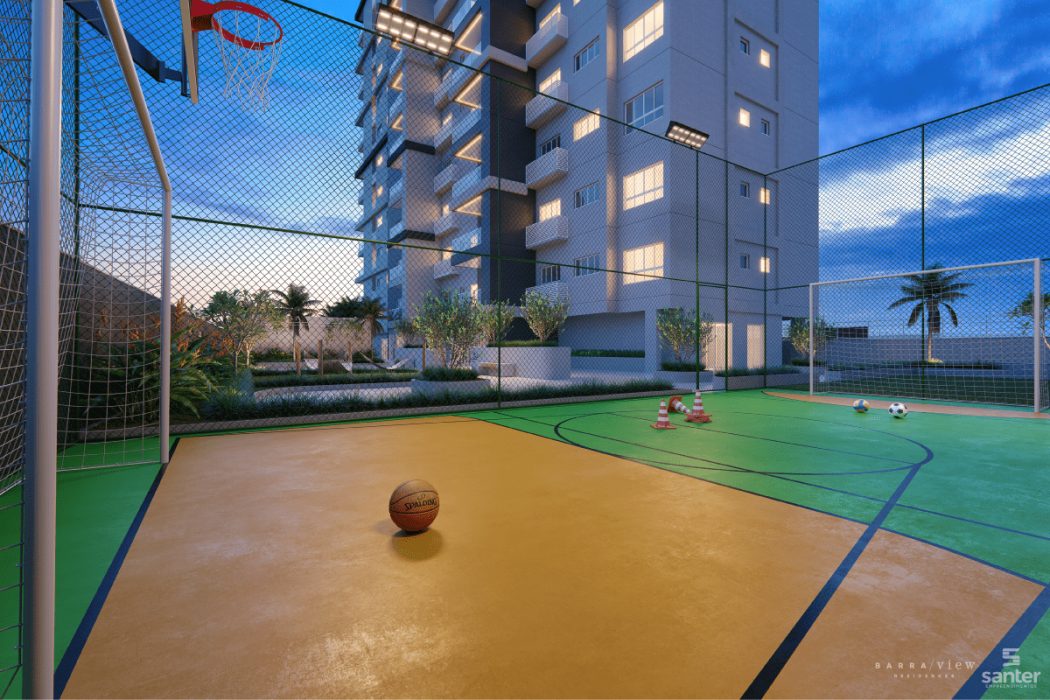 Barra View Residences — Quadra poliesportiva